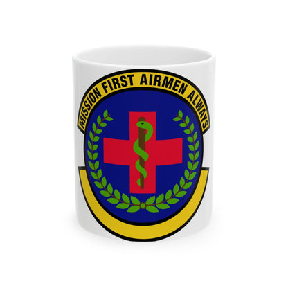 22 Healthcare Operations Squadron AMC (U.S. Air Force) White Coffee Mug-11oz-The Sticker Space