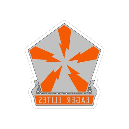 22 Signal Brigade 2 (U.S. Army) REVERSE PRINT Transparent Die-Cut STICKER 6 Inch Die-Cut Transparent - The Sticker Space