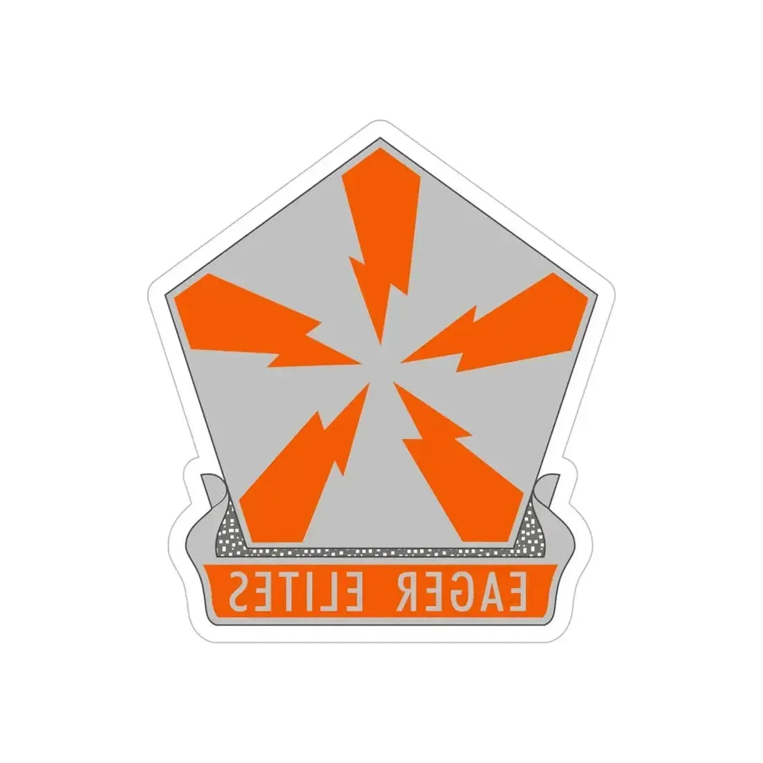 22 Signal Brigade 2 (U.S. Army) REVERSE PRINT Transparent Die-Cut STICKER - The Sticker Space