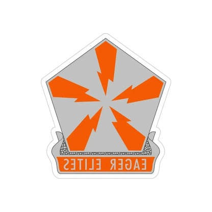 22 Signal Brigade 2 (U.S. Army) REVERSE PRINT Transparent Die-Cut STICKER - The Sticker Space