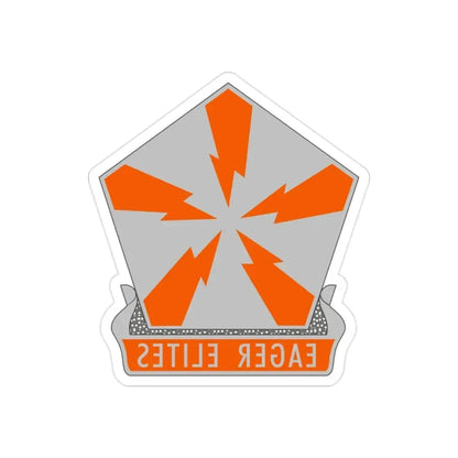 22 Signal Brigade 2 (U.S. Army) REVERSE PRINT Transparent Die-Cut STICKER - The Sticker Space