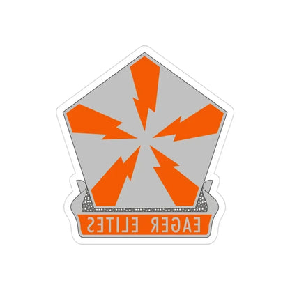 22 Signal Brigade 2 (U.S. Army) REVERSE PRINT Transparent Die-Cut STICKER - The Sticker Space