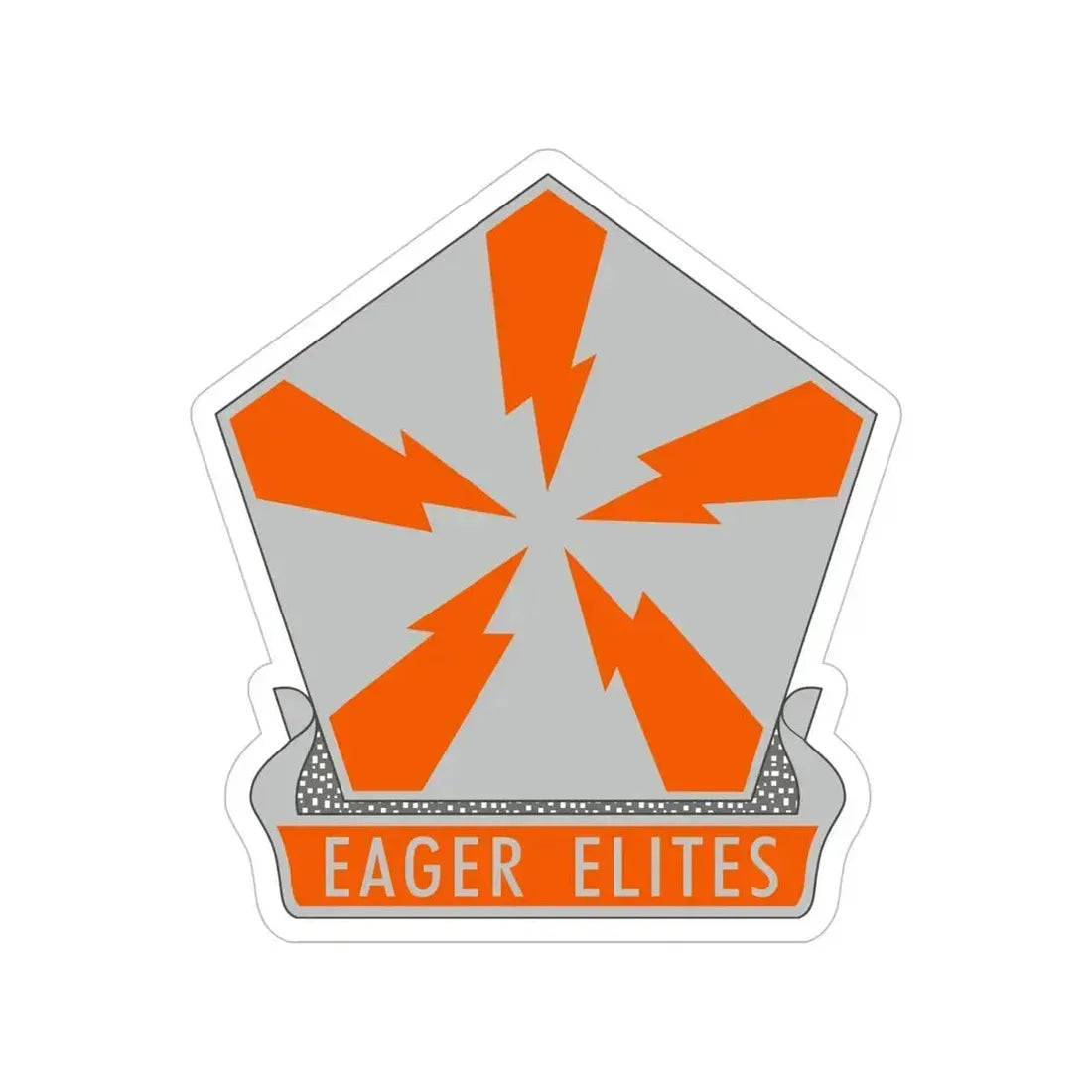 22 Signal Brigade 2 (U.S. Army) Transparent STICKER Die-Cut Vinyl Decal 5 Inch - The Sticker Space