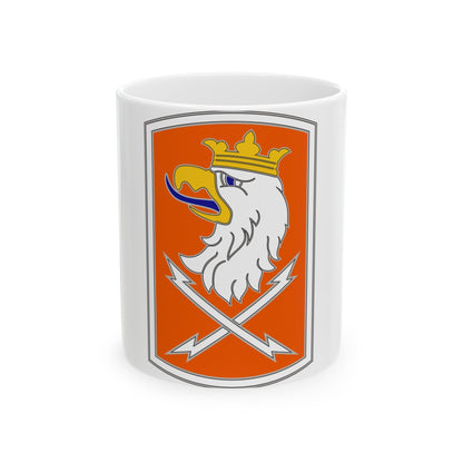 22 Signal Brigade 3 (U.S. Army) White Coffee Mug-11oz-The Sticker Space