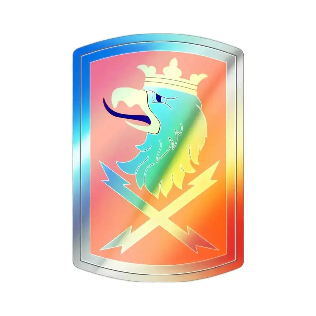 22 Signal Brigade (U.S. Army) Holographic STICKER Die-Cut Vinyl Decal 2 Inch Holographic - The Sticker Space