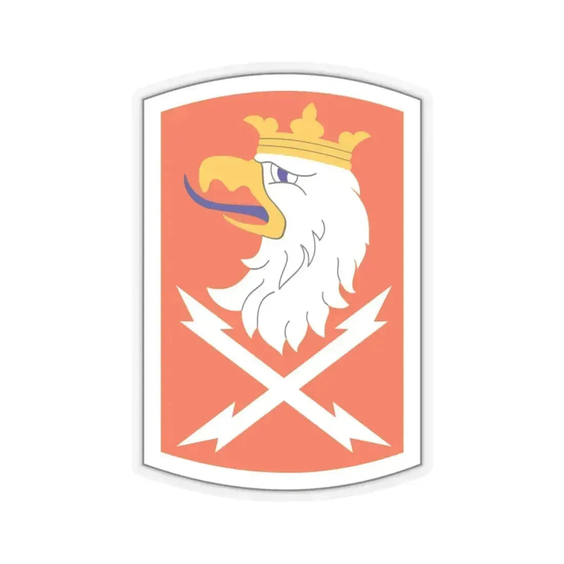 22 Signal Brigade (U.S. Army) STICKER Vinyl Kiss-Cut Decal 3 Inch Transparent - The Sticker Space