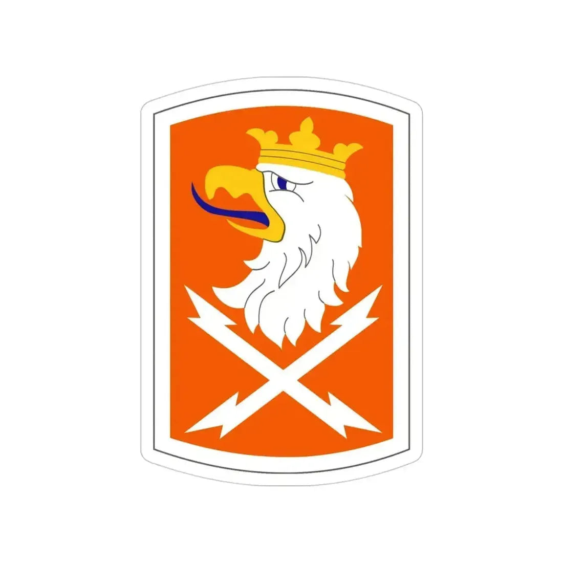 22 Signal Brigade (U.S. Army) Transparent STICKER Die-Cut Vinyl Decal 4 Inch - The Sticker Space