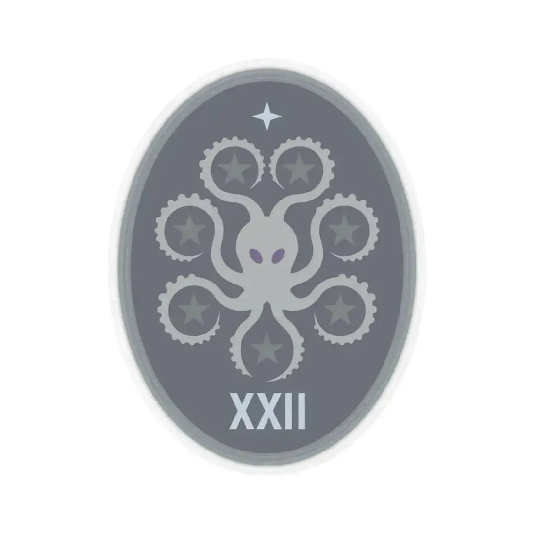 22 Space Operations Squadron (U.S. Space Force) STICKER Vinyl Kiss-Cut Decal 4 Inch Transparent - The Sticker Space