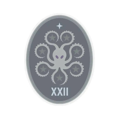 22 Space Operations Squadron (U.S. Space Force) STICKER Vinyl Kiss-Cut Decal 4 Inch Transparent - The Sticker Space