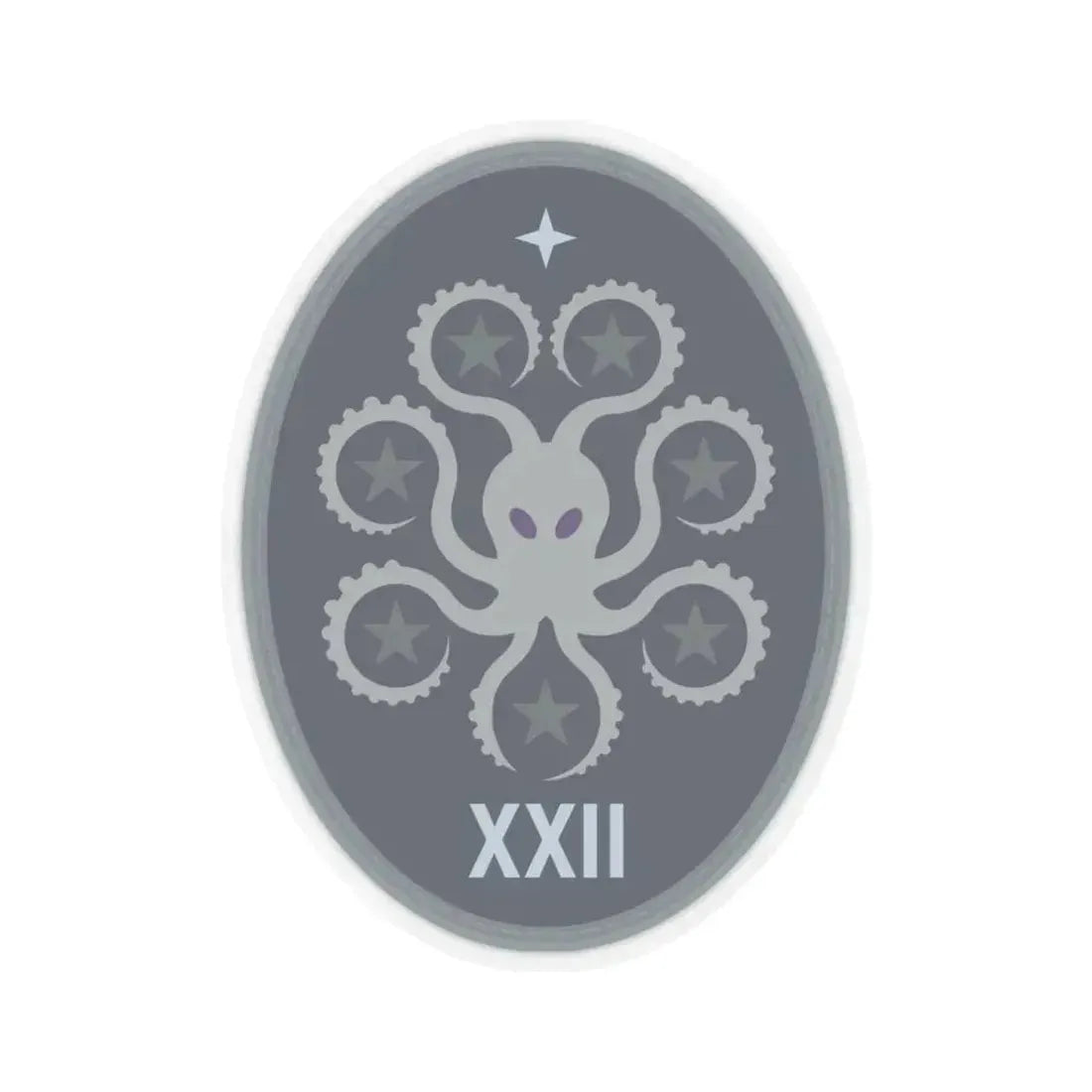 22 Space Operations Squadron (U.S. Space Force) STICKER Vinyl Kiss-Cut Decal 6 Inch Transparent - The Sticker Space