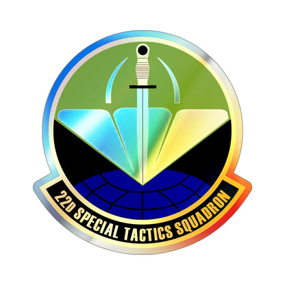 22 Special Tactics Sq AFSOC (U.S. Air Force) Holographic STICKER Die-Cut Vinyl Decal-5 Inch-The Sticker Space