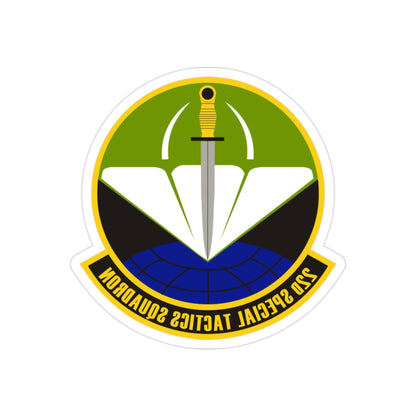 22 Special Tactics Sq AFSOC (U.S. Air Force) REVERSE PRINT Transparent STICKER-2" × 2"-The Sticker Space