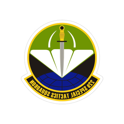 22 Special Tactics Sq AFSOC (U.S. Air Force) REVERSE PRINT Transparent STICKER-3" × 3"-The Sticker Space