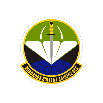 22 Special Tactics Sq AFSOC (U.S. Air Force) REVERSE PRINT Transparent STICKER-4" × 4"-The Sticker Space