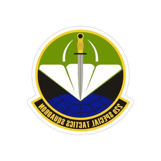 22 Special Tactics Sq AFSOC (U.S. Air Force) REVERSE PRINT Transparent Die-Cut STICKER 6 Inch Die-Cut Transparent - The Sticker Space