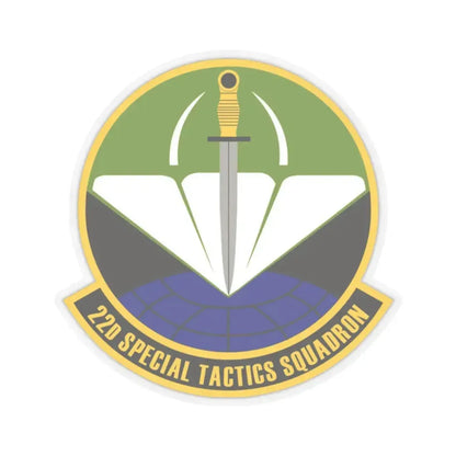 22 Special Tactics Sq AFSOC (U.S. Air Force) STICKER Vinyl Kiss-Cut Decal 2 Inch Transparent - The Sticker Space