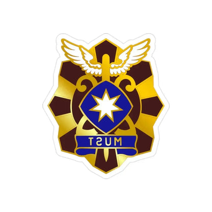 22 Surgical Hospital (U.S. Army) REVERSE PRINT Transparent Die-Cut STICKER - The Sticker Space