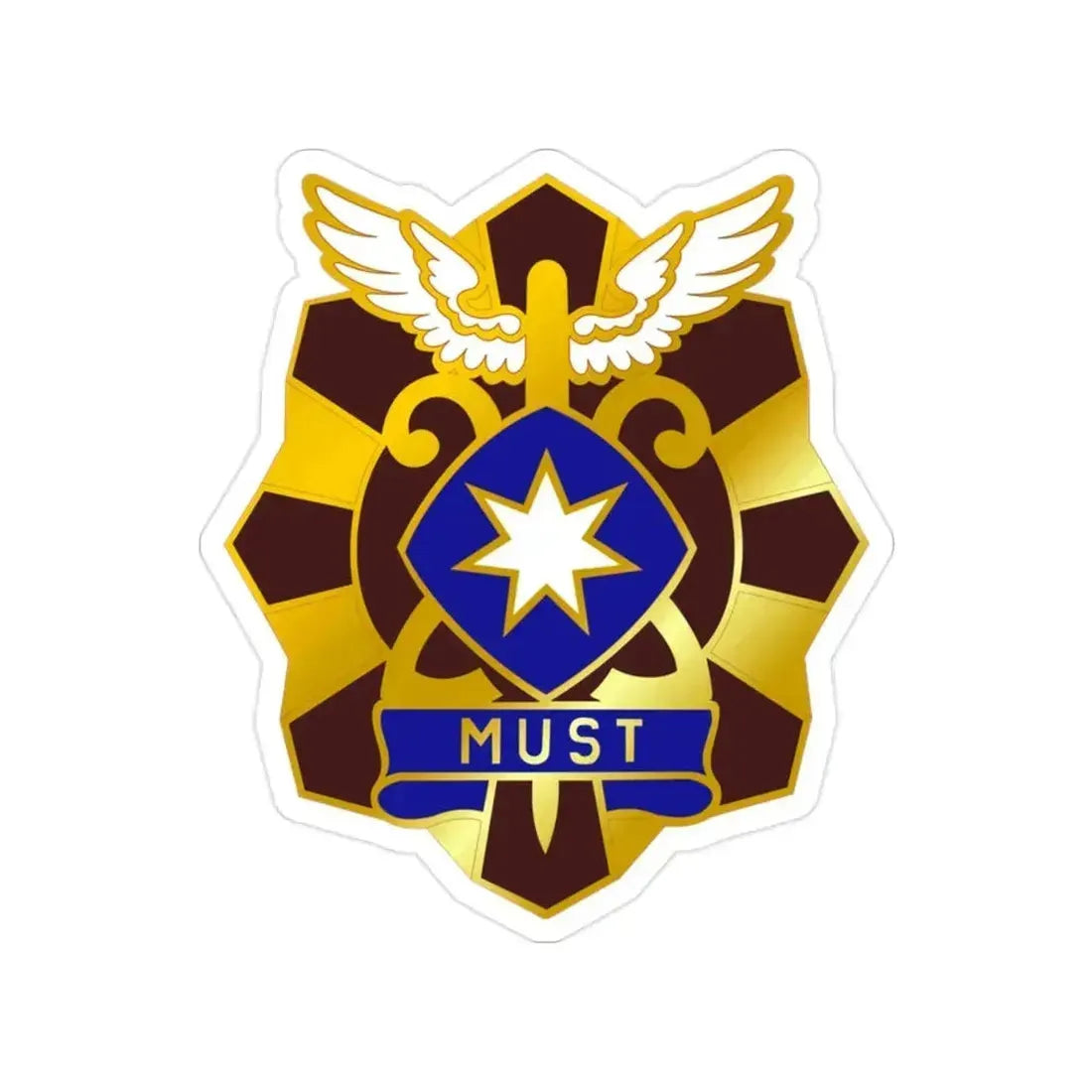 22 Surgical Hospital (U.S. Army) Transparent STICKER Die-Cut Vinyl Decal 2 Inch - The Sticker Space