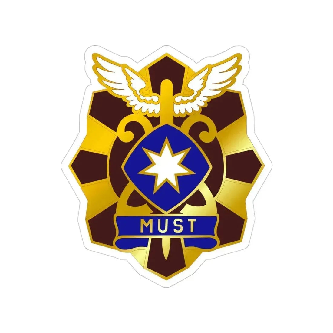 22 Surgical Hospital (U.S. Army) Transparent STICKER Die-Cut Vinyl Decal 4 Inch - The Sticker Space