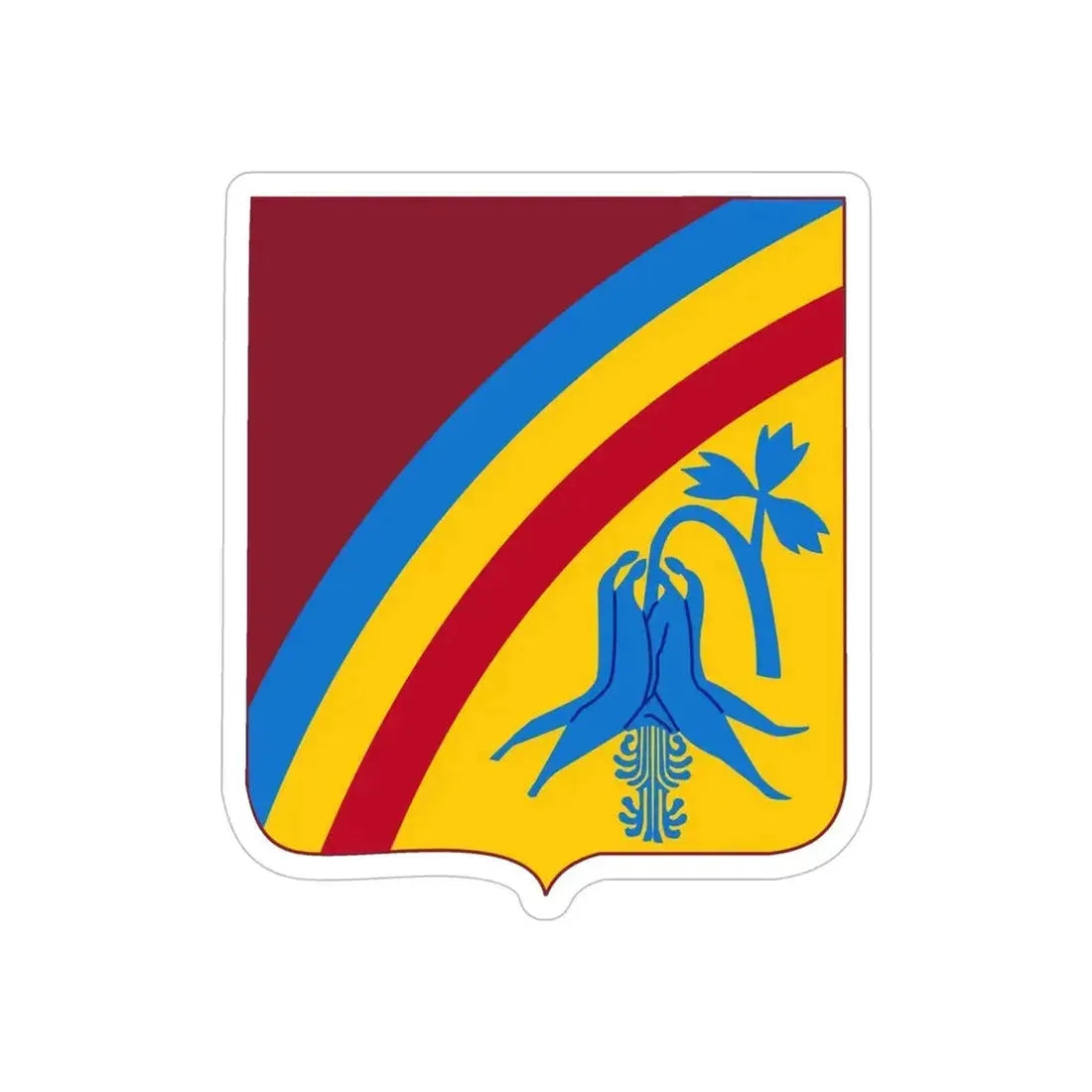 22 Transportation Battalion 2 (U.S. Army) REVERSE PRINT Transparent Die-Cut STICKER - The Sticker Space