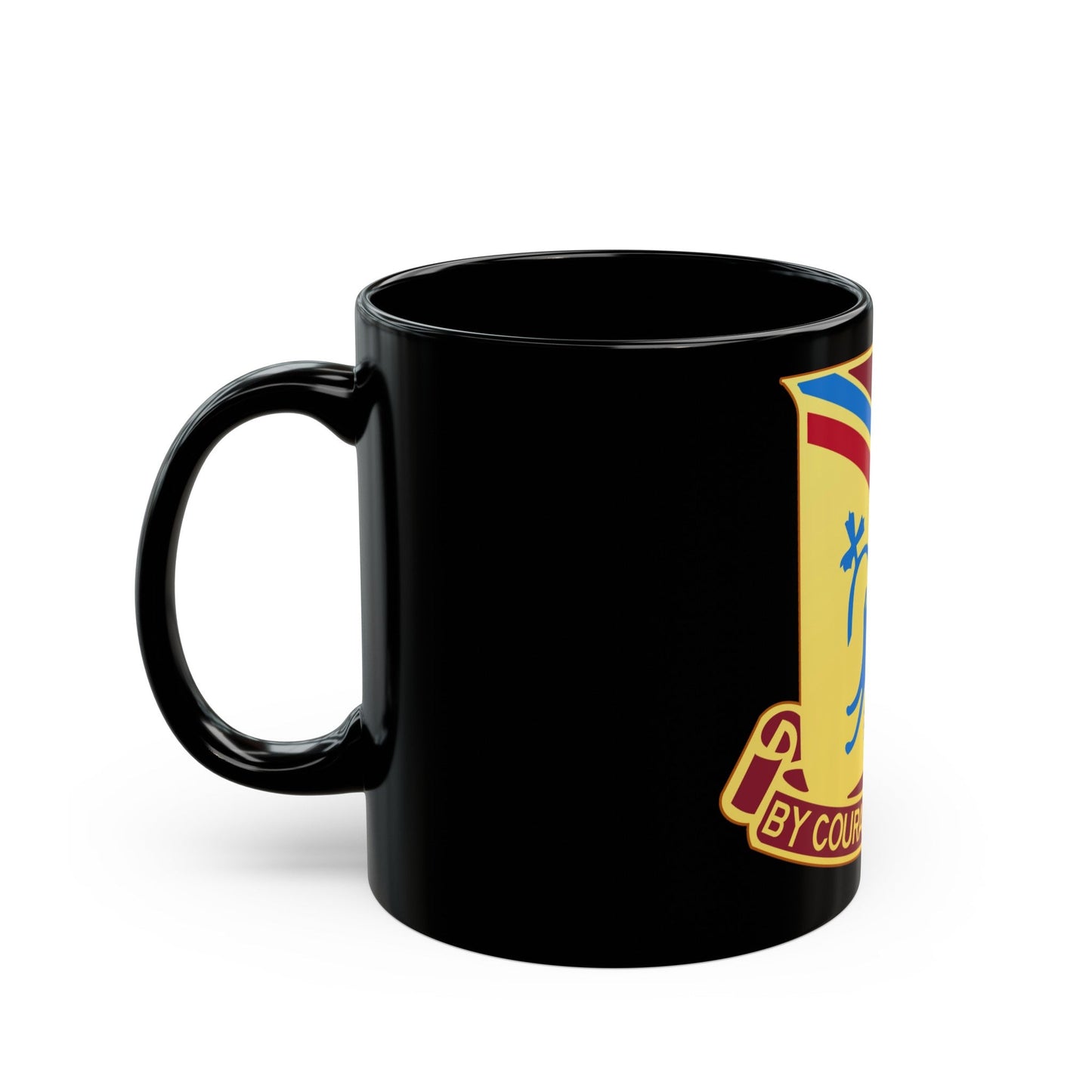 22 Transportation Battalion (U.S. Army) Black Coffee Mug-The Sticker Space