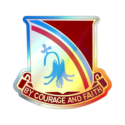 22 Transportation Battalion (U.S. Army) Holographic STICKER Die-Cut Vinyl Decal - The Sticker Space