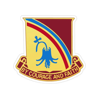 22 Transportation Battalion (U.S. Army) Transparent STICKER Die-Cut Vinyl Decal - The Sticker Space