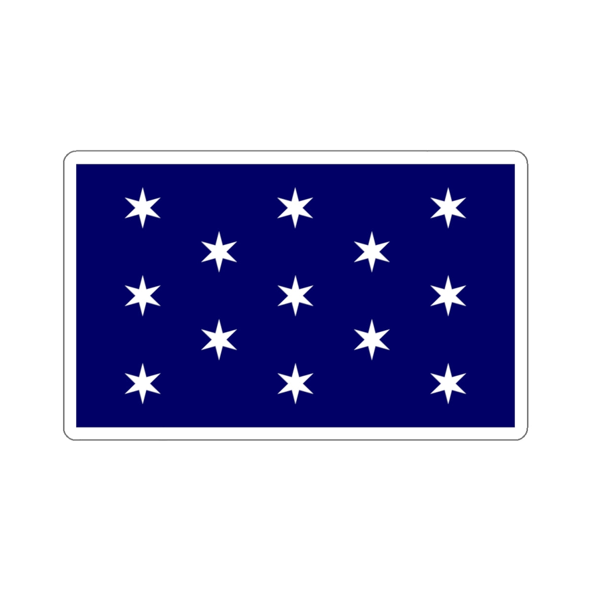 Flag of Washington, New York - STICKER Vinyl Kiss-Cut Decal