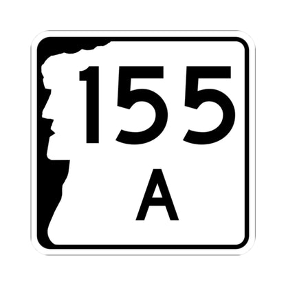 NH Route 155A (New Hampshire) (Road Sign) STICKER Vinyl Kiss-Cut Decal