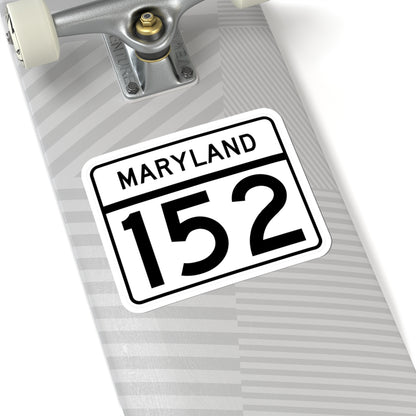 MD Route 152 (Maryland) (Road Sign) STICKER Vinyl Kiss-Cut Decal