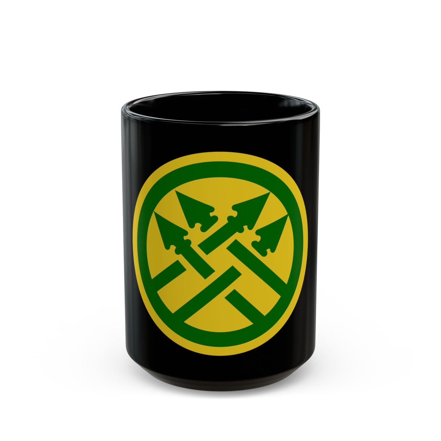 220th Military Police Brigade 2 (U.S. Army) Black Coffee Mug-15oz-The Sticker Space