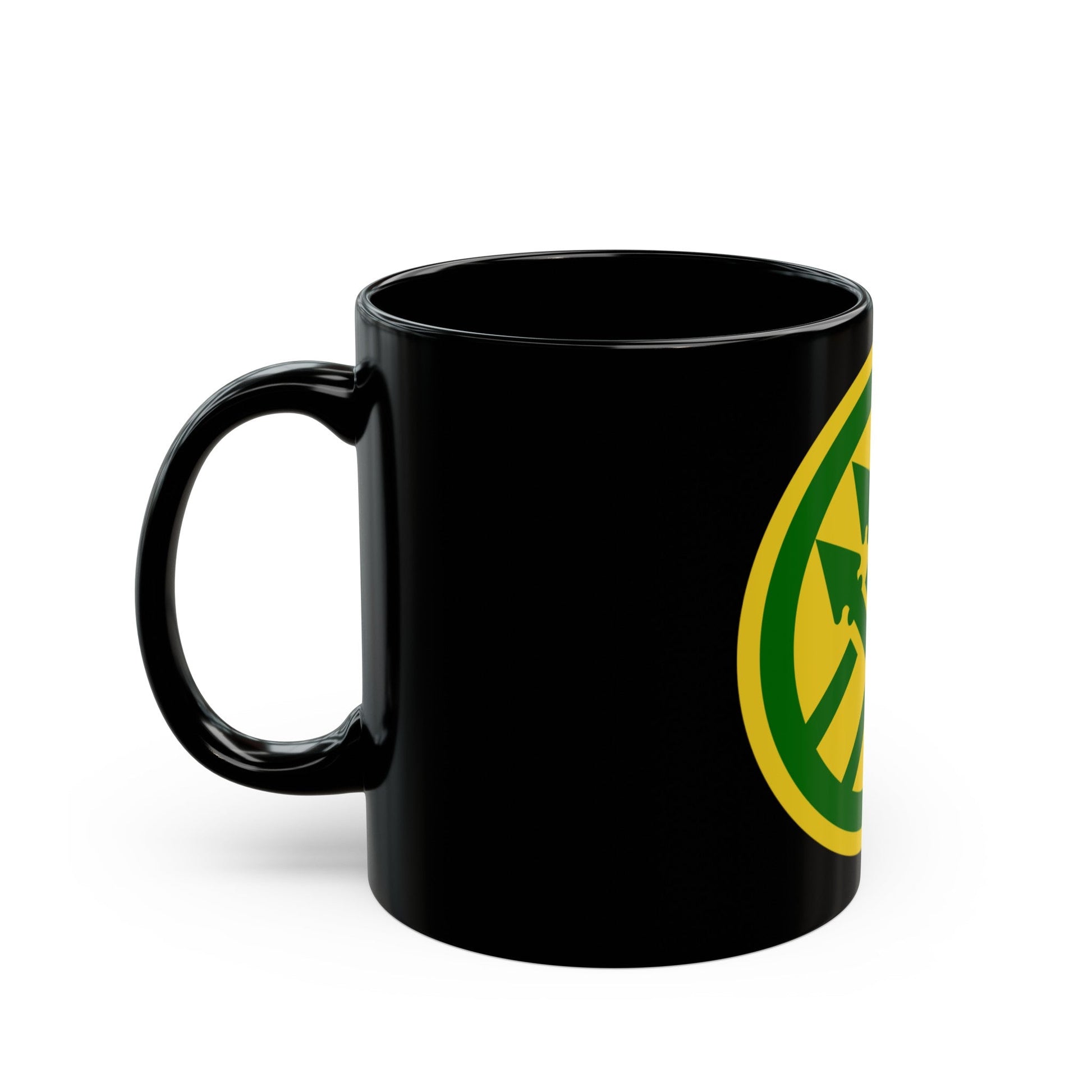 220th Military Police Brigade 2 (U.S. Army) Black Coffee Mug-The Sticker Space