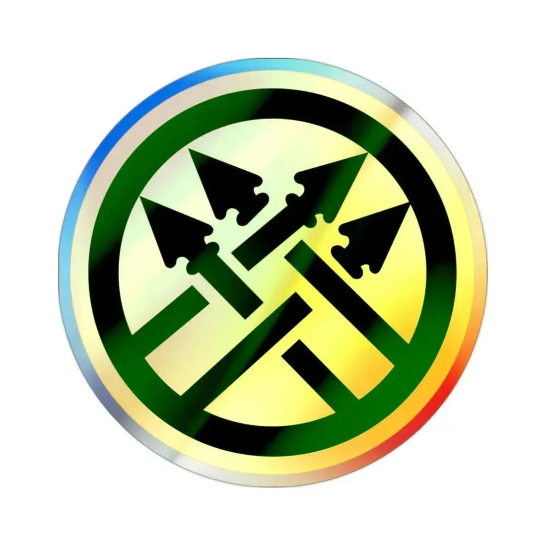 220th Military Police Brigade 2 (U.S. Army) Holographic STICKER Die-Cut Vinyl Decal - The Sticker Space