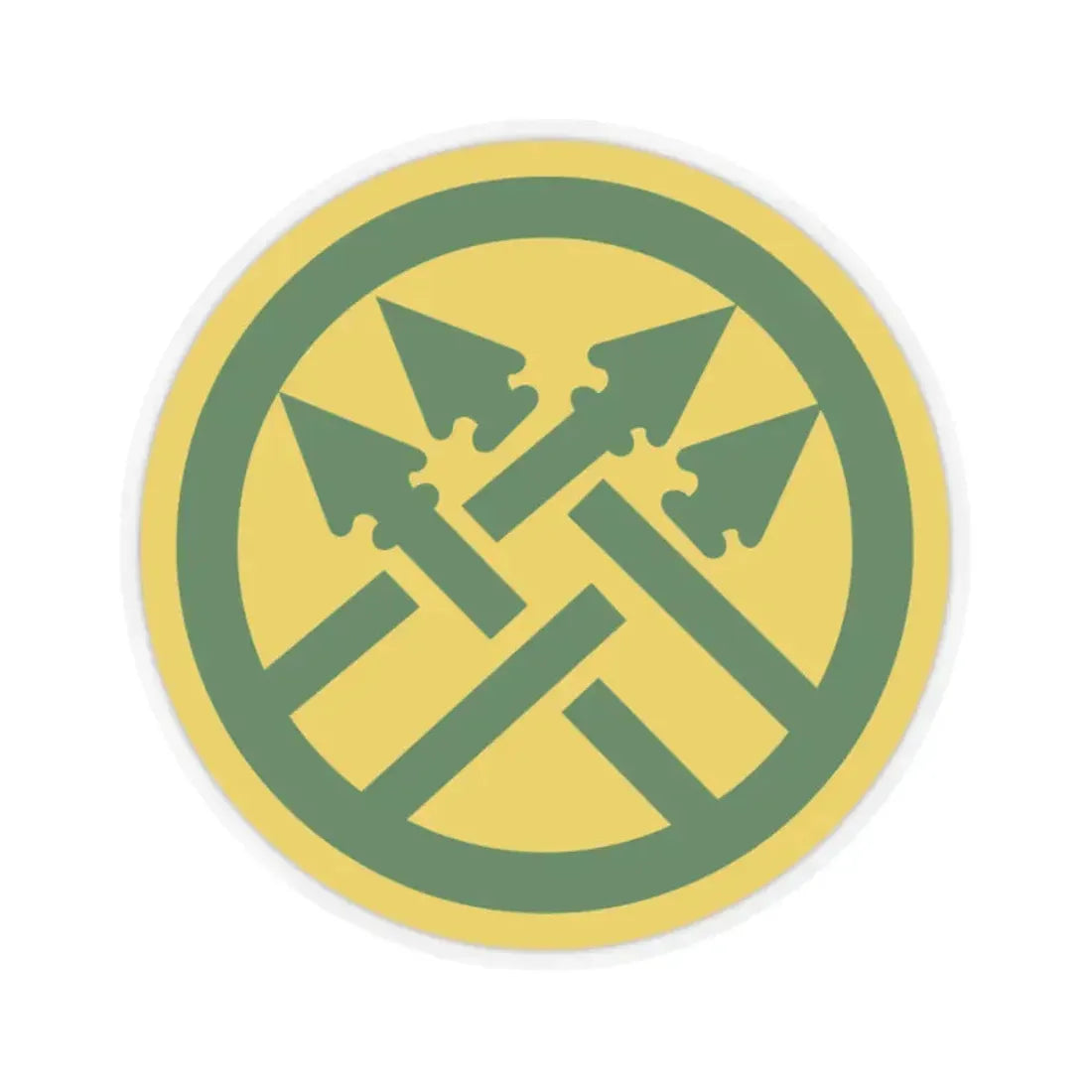 220th Military Police Brigade 2 (U.S. Army) STICKER Vinyl Kiss-Cut Decal 2 Inch Transparent - The Sticker Space