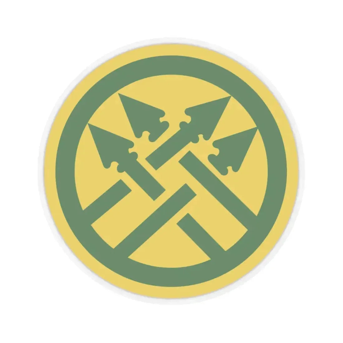 220th Military Police Brigade 2 (U.S. Army) STICKER Vinyl Kiss-Cut Decal 3 Inch Transparent - The Sticker Space