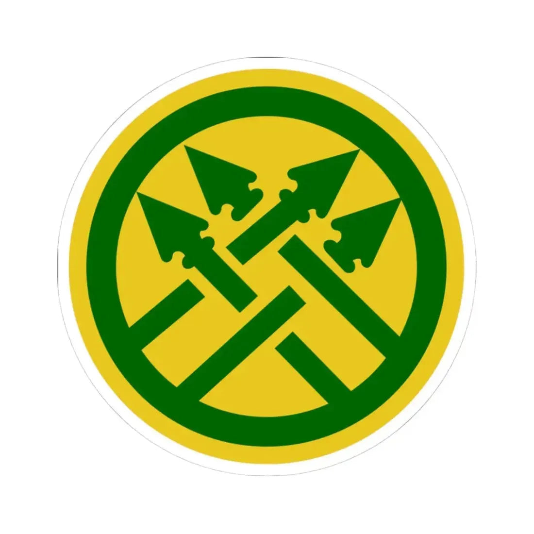220th Military Police Brigade 2 (U.S. Army) STICKER Vinyl Kiss-Cut Decal 3 Inch White - The Sticker Space