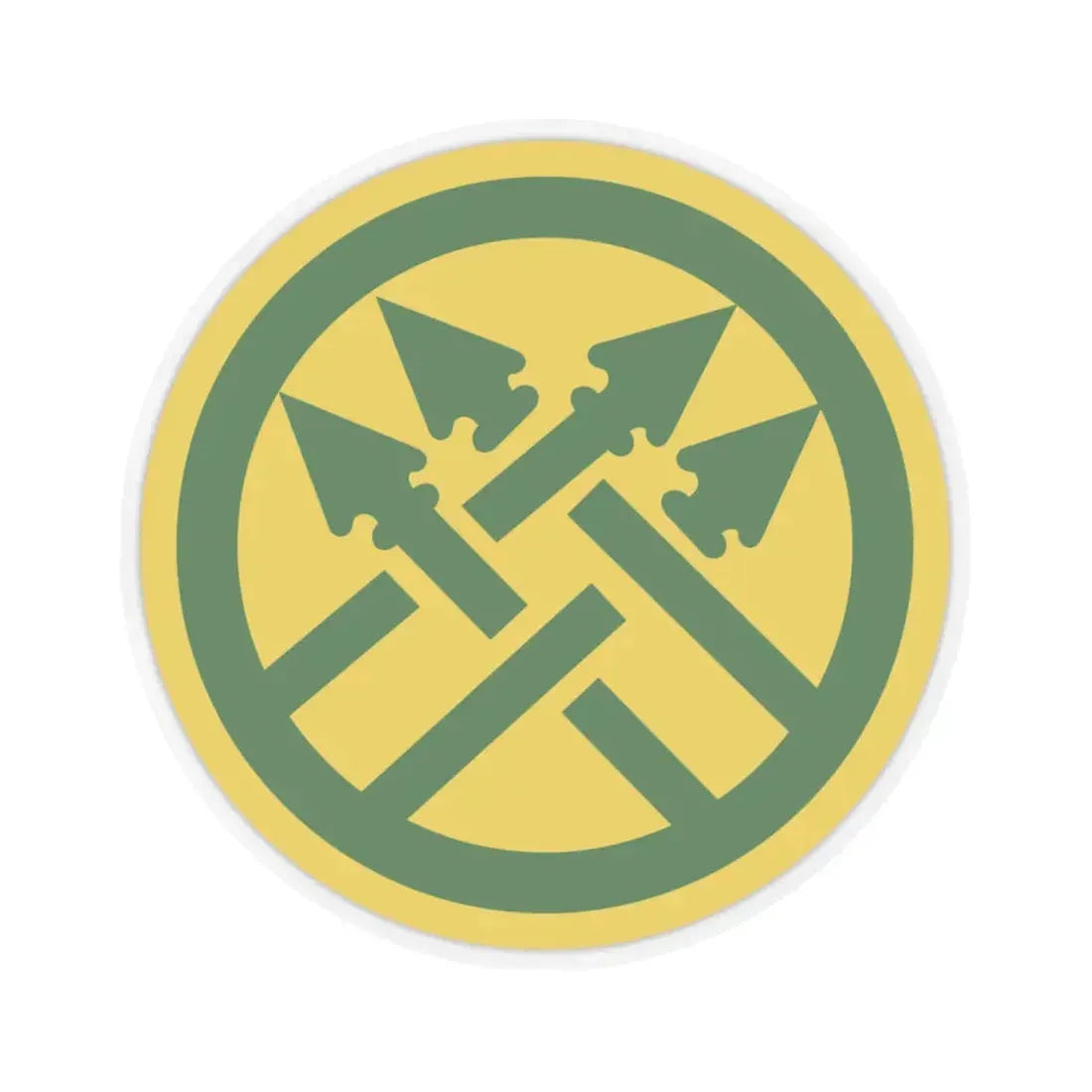 220th Military Police Brigade 2 (U.S. Army) STICKER Vinyl Kiss-Cut Decal 4 Inch Transparent - The Sticker Space