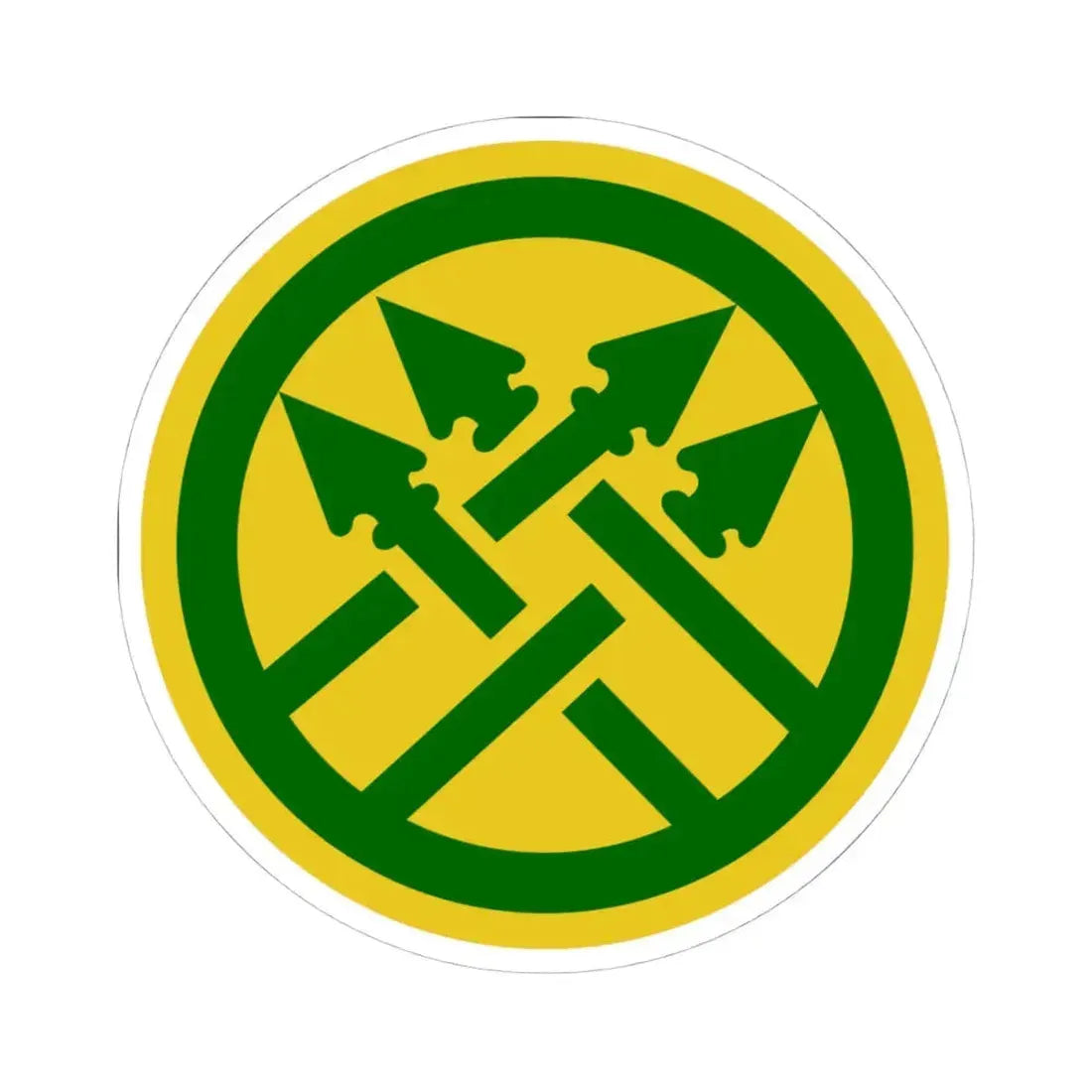 220th Military Police Brigade 2 (U.S. Army) STICKER Vinyl Kiss-Cut Decal 4 Inch White - The Sticker Space