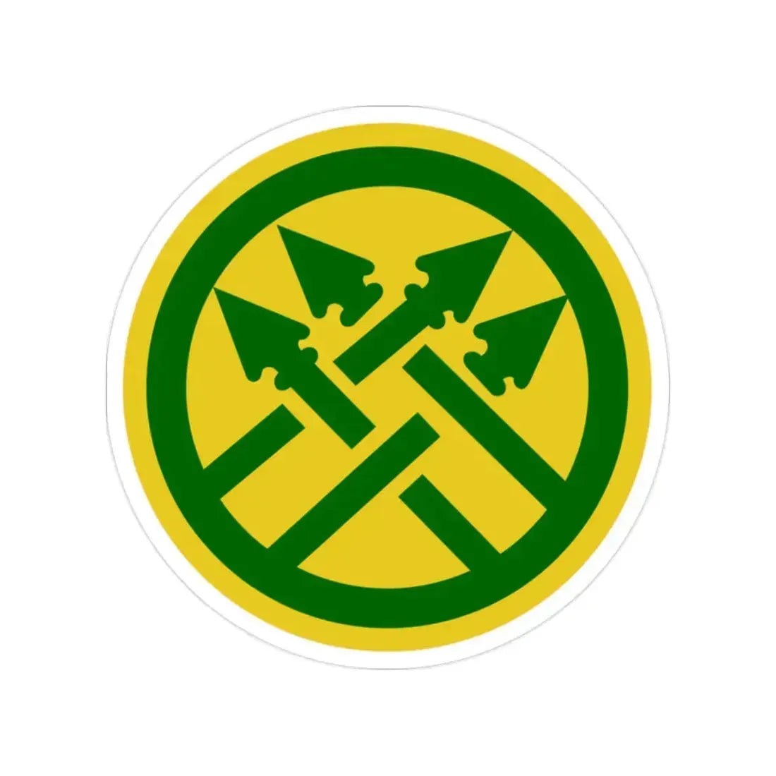 220th Military Police Brigade 2 (U.S. Army) Transparent STICKER Die-Cut Vinyl Decal 2 Inch - The Sticker Space