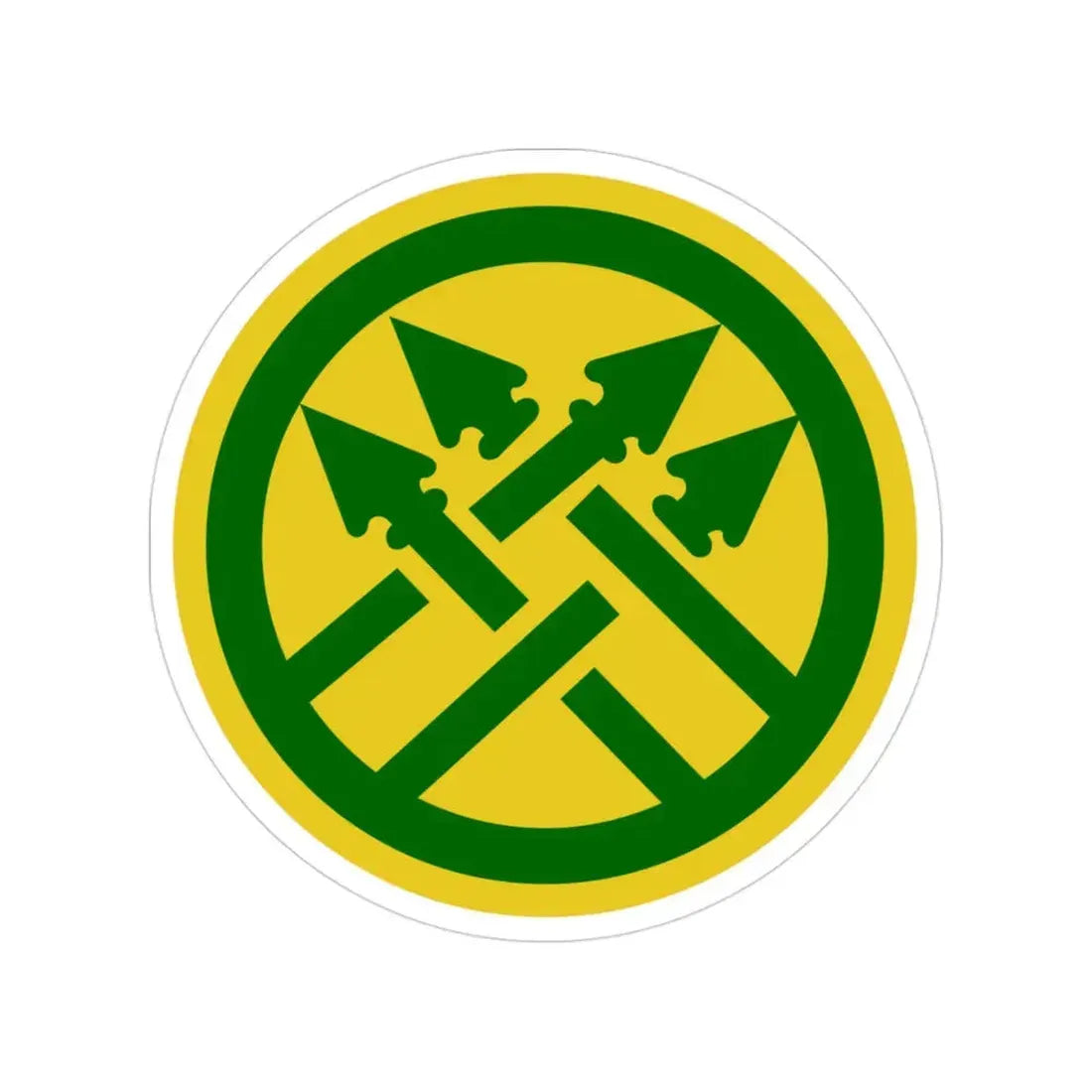 220th Military Police Brigade 2 (U.S. Army) Transparent STICKER Die-Cut Vinyl Decal 3 Inch - The Sticker Space