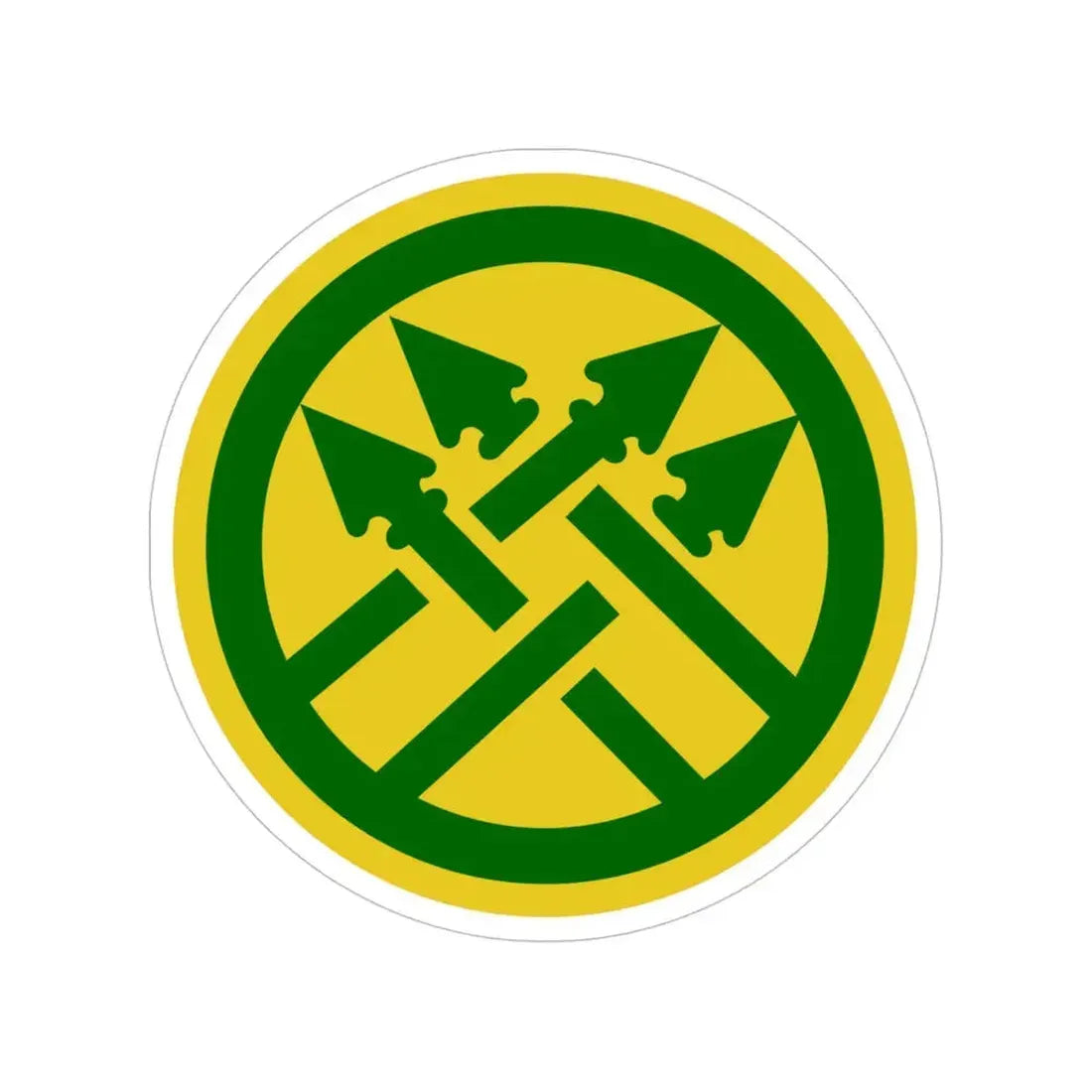 220th Military Police Brigade 2 (U.S. Army) Transparent STICKER Die-Cut Vinyl Decal 5 Inch - The Sticker Space