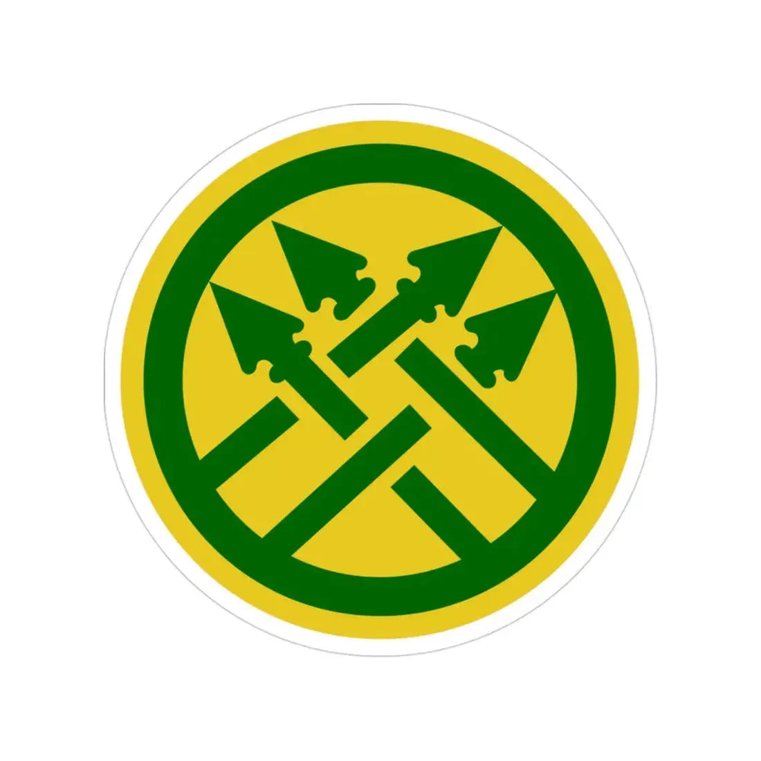 220th Military Police Brigade 2 (U.S. Army) Transparent STICKER Die-Cut Vinyl Decal - The Sticker Space