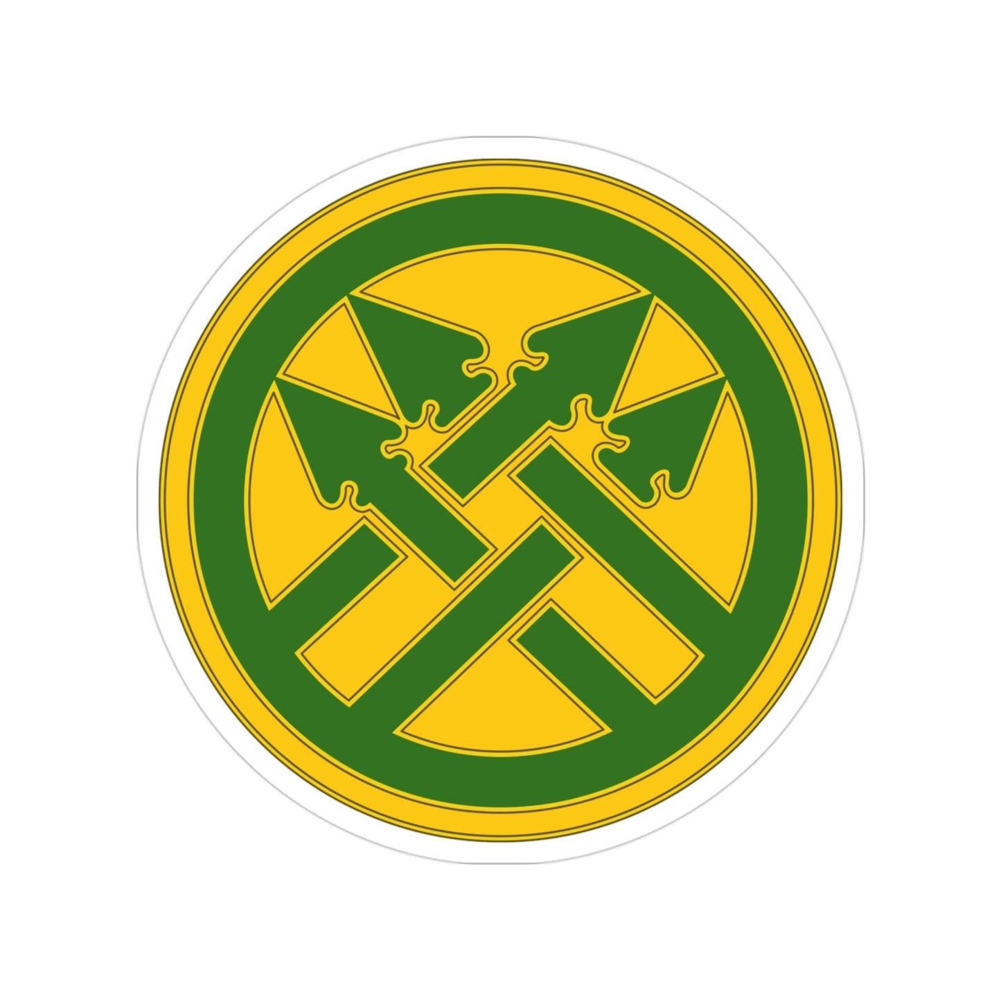 220th Military Police Brigade (U.S. Army) Transparent STICKER Die-Cut Vinyl Decal-3 Inch-The Sticker Space