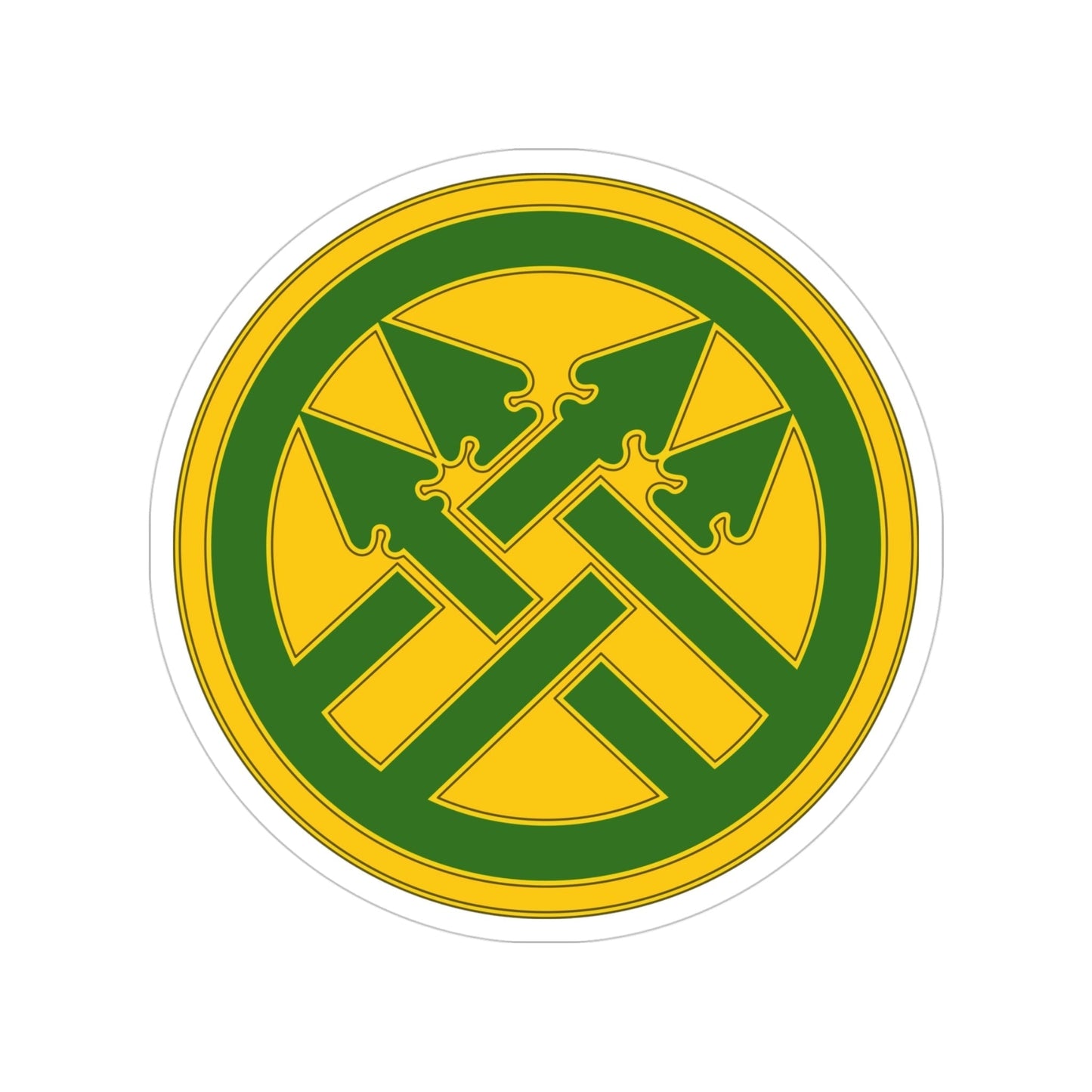 220th Military Police Brigade (U.S. Army) Transparent STICKER Die-Cut Vinyl Decal-4 Inch-The Sticker Space