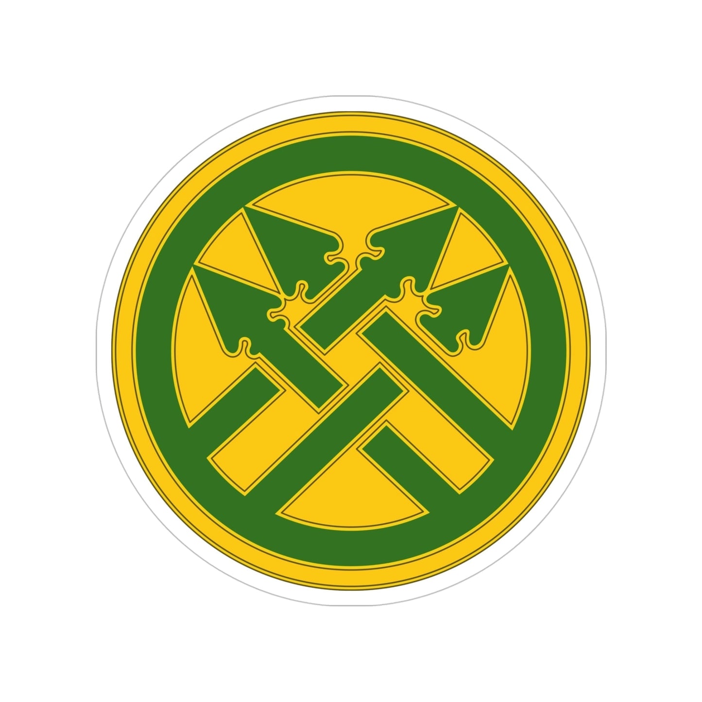 220th Military Police Brigade (U.S. Army) Transparent STICKER Die-Cut Vinyl Decal-5 Inch-The Sticker Space