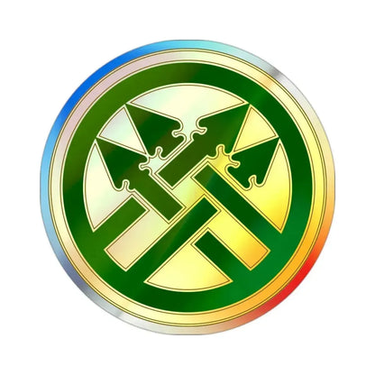 220th Military Police Brigade (U.S. Army) Holographic STICKER Die-Cut Vinyl Decal 2 Inch Holographic - The Sticker Space