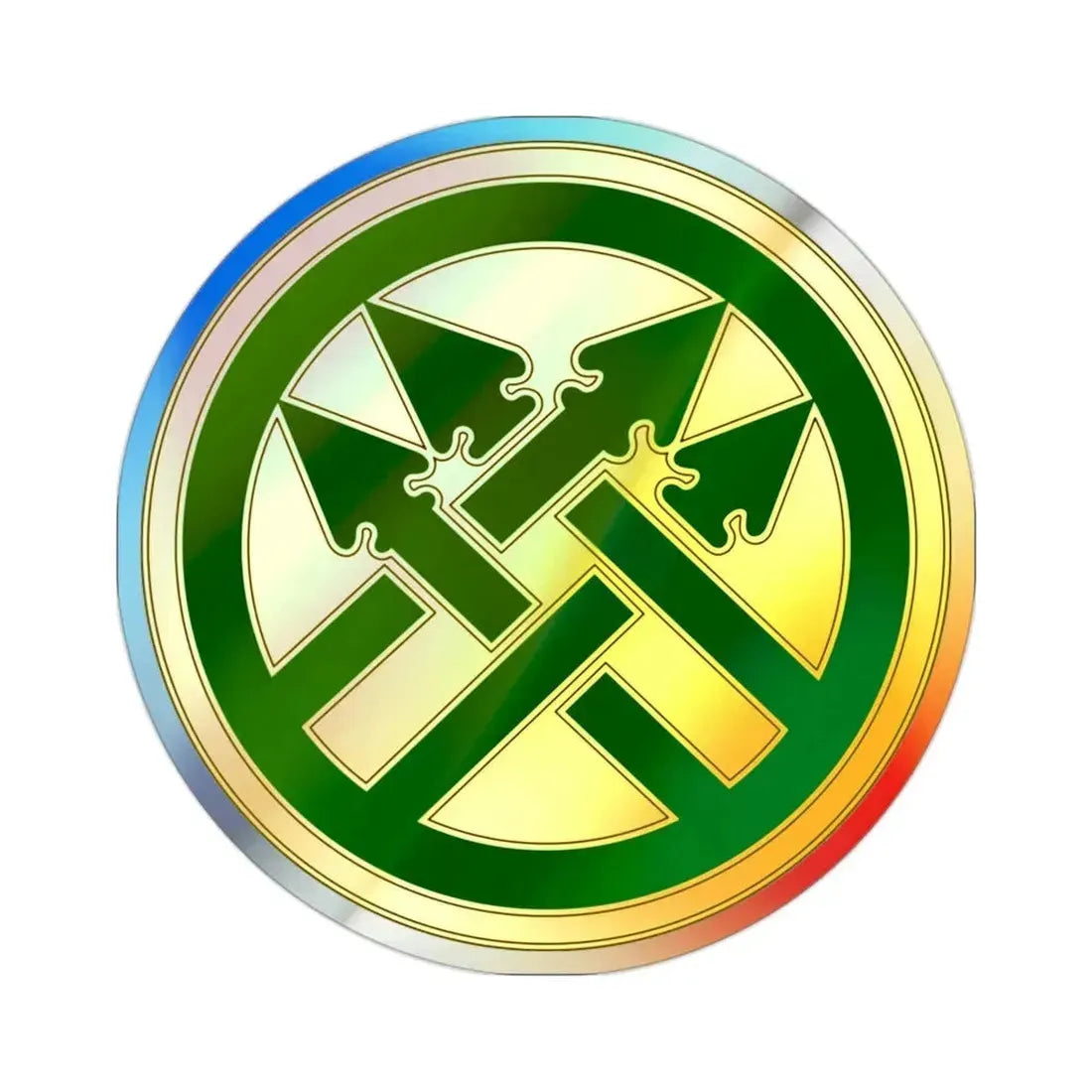 220th Military Police Brigade (U.S. Army) Holographic STICKER Die-Cut Vinyl Decal - The Sticker Space