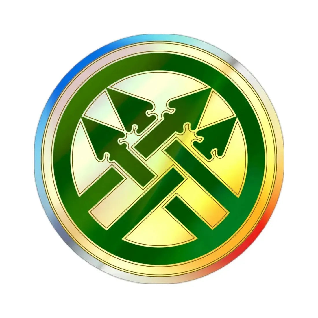 220th Military Police Brigade (U.S. Army) Holographic STICKER Die-Cut Vinyl Decal - The Sticker Space