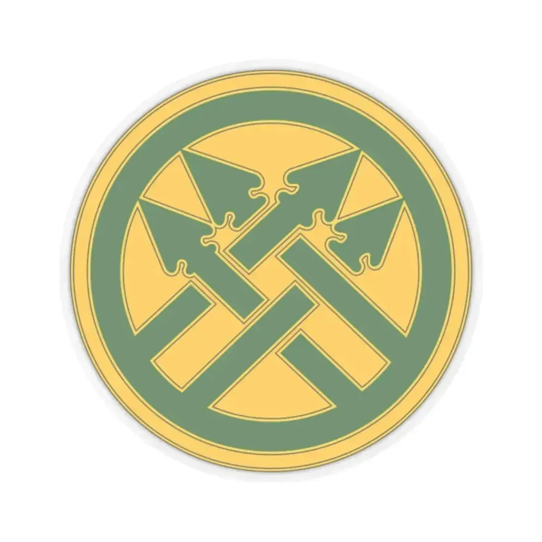 220th Military Police Brigade (U.S. Army) STICKER Vinyl Kiss-Cut Decal 2 Inch Transparent - The Sticker Space