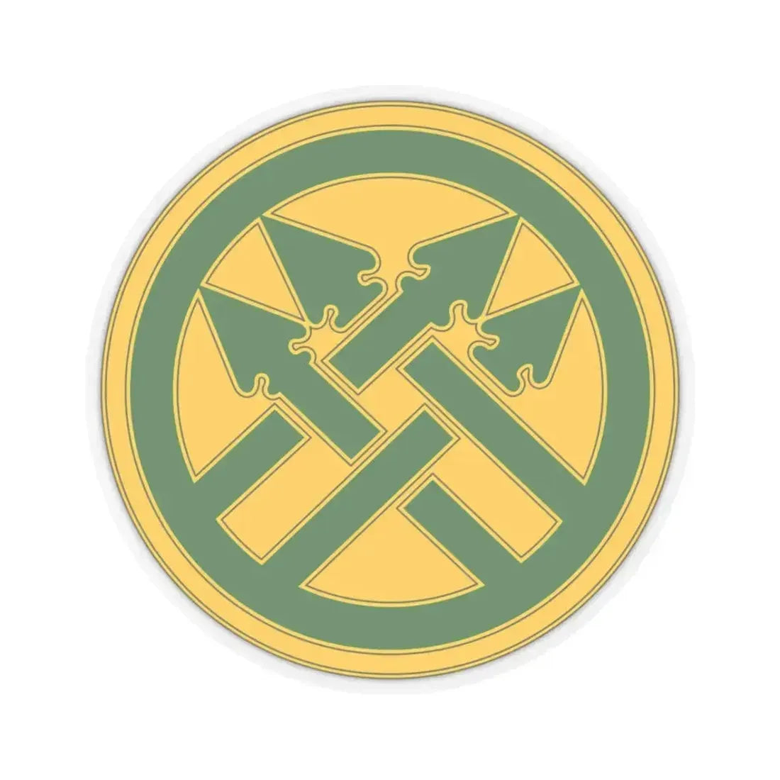 220th Military Police Brigade (U.S. Army) STICKER Vinyl Kiss-Cut Decal 3 Inch Transparent - The Sticker Space